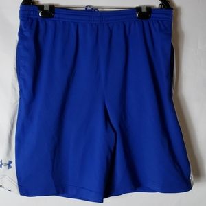 Under Armour Blue Basketball Shorts Size L